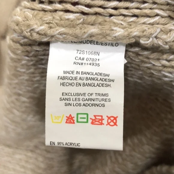 Anthropologie RDI Sweater Size Medium Tan Brown Elbow Patch Pullover - Picture 8 of 13